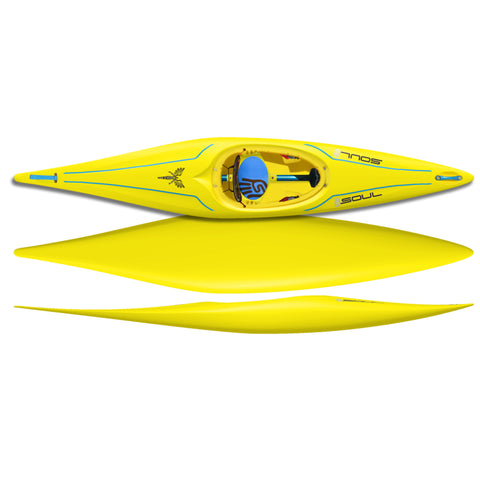Soul Waterman Angel Kids Kayak - Alien Goo Yellow